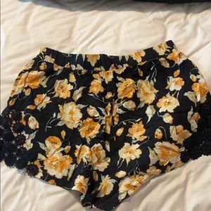 floral summer shorts